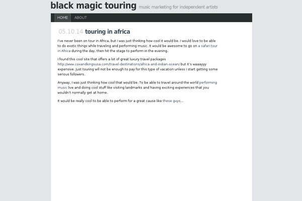 Minimal theme site design template sample