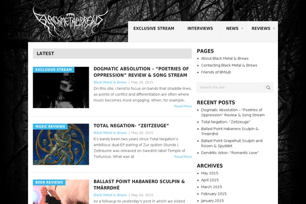 blackmetalandbrews.com site used Point