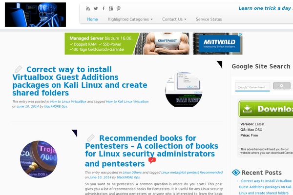 Site using Taqyeem plugin