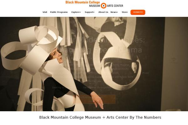 blackmountaincollege.org site used Divi-child02
