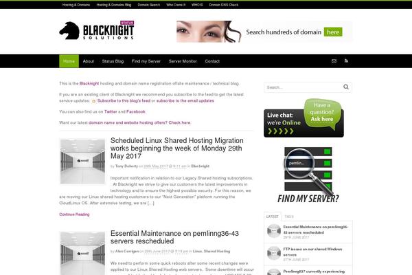 blacknight.tech site used Bkstatus