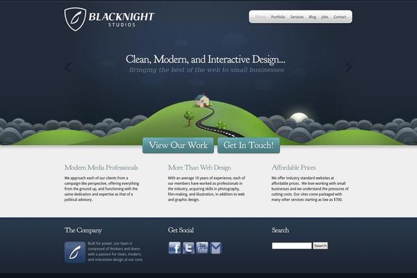 Webly theme site design template sample