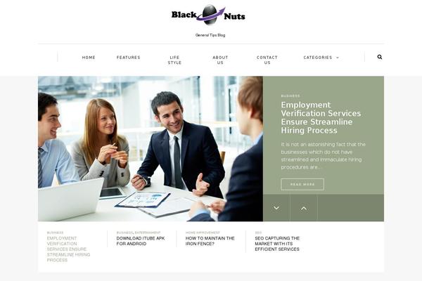 Himmelen theme site design template sample