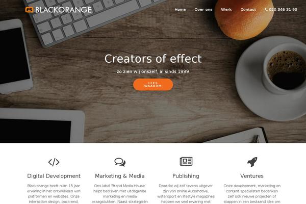 BLDR theme site design template sample