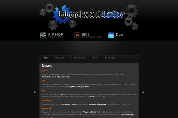 Wp-coda theme site design template sample