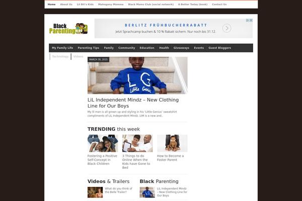 blackparentingblog.com site used Volt
