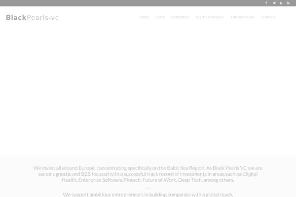Blu theme site design template sample