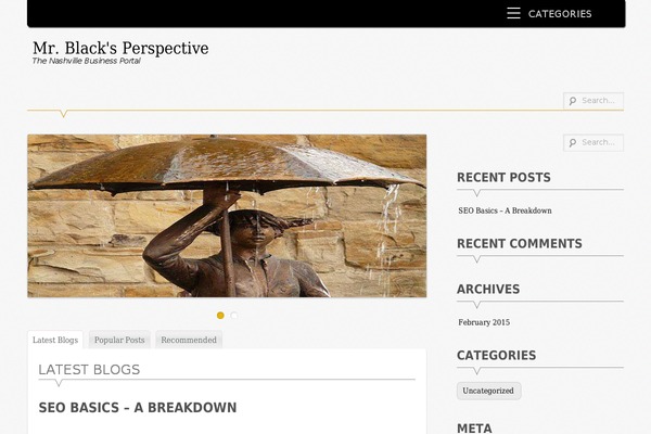 Supernova theme site design template sample