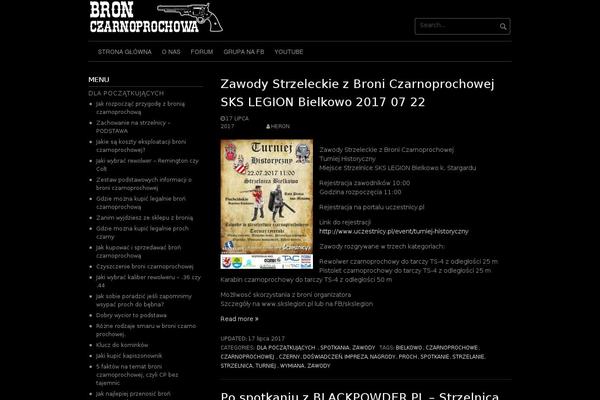 Coral Dark theme site design template sample