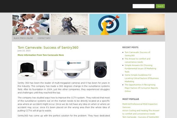RCG Forest theme site design template sample