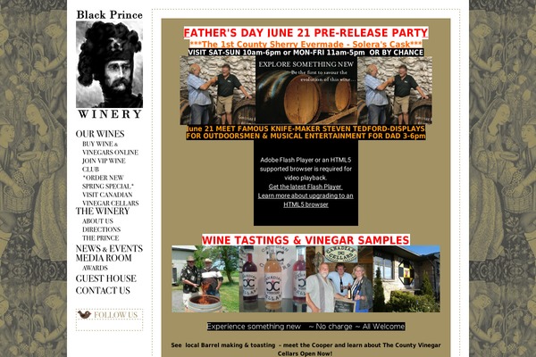 blackprincewinery.com site used Bpw