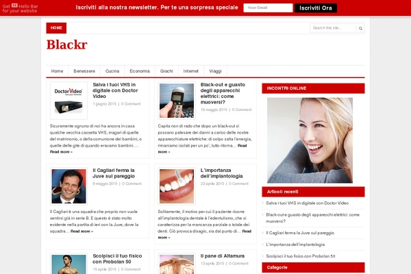 Channel theme site design template sample
