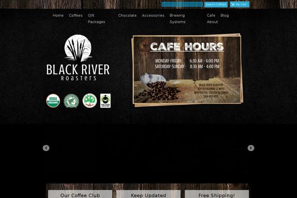 Coffee theme site design template sample