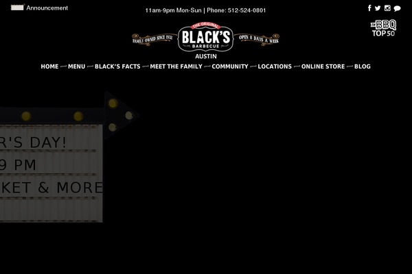 blacksbbqaustin.com site used Blacks