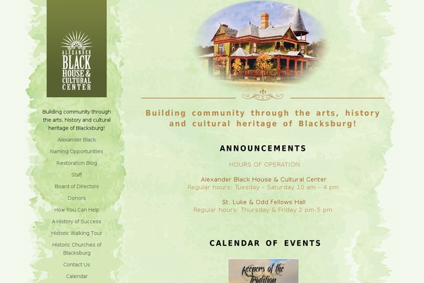 blacksburghistory.org site used Abh