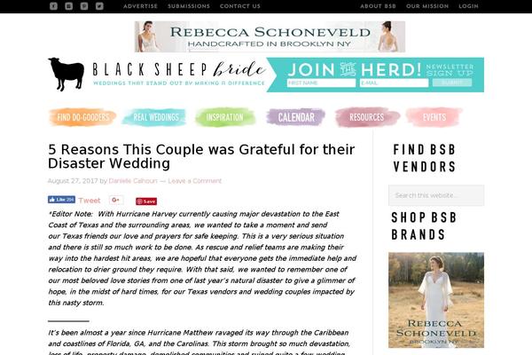 blacksheepbride.com site used Eleven40 Pro