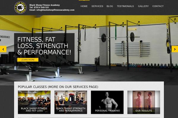 blacksheepfitnessacademy.com site used Wp_olympic5-v1.0.1