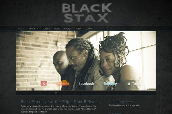Dark-n-gritty theme site design template sample