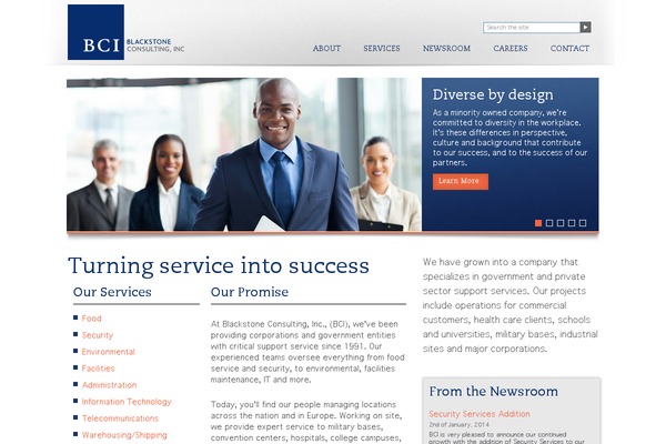 blackstone-consulting.com site used Bci