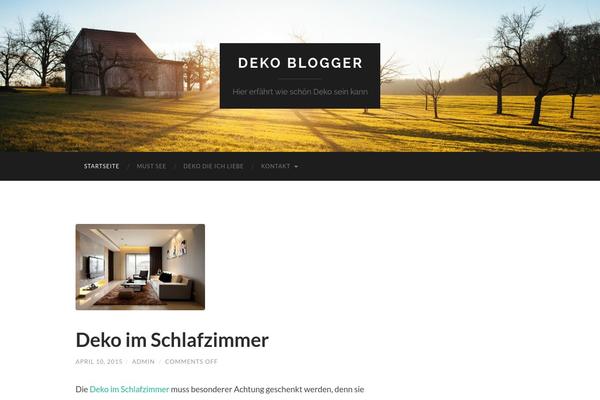 Hemingway theme site design template sample
