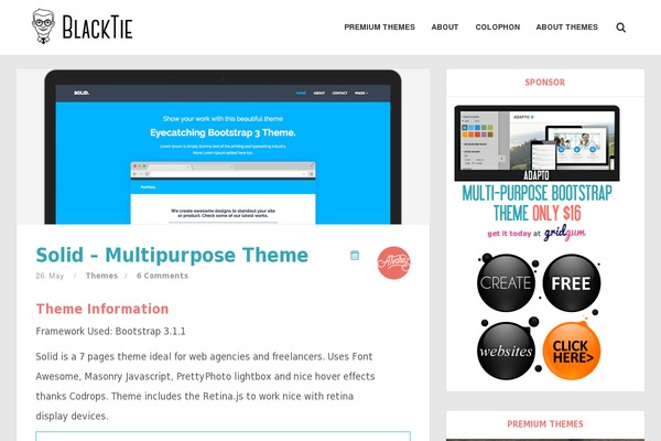 Breeze website example screenshot