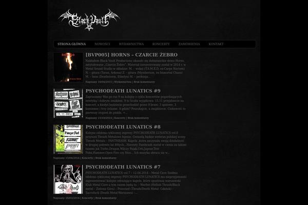 blackvault.pl site used Mammoth