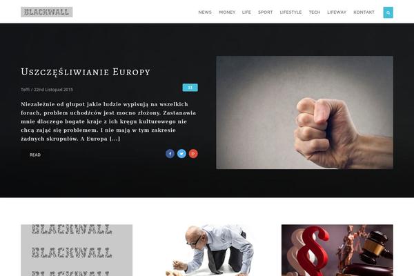 Newsworthy theme site design template sample