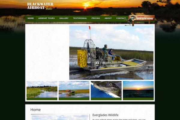 blackwaterairboattours.com site used Blackwater