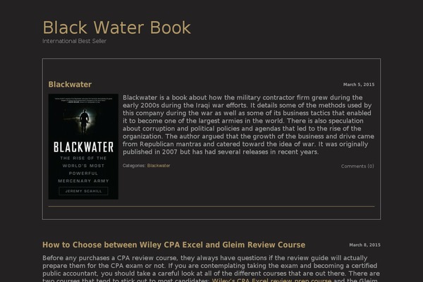 blackwaterbook.com site used Black Paper