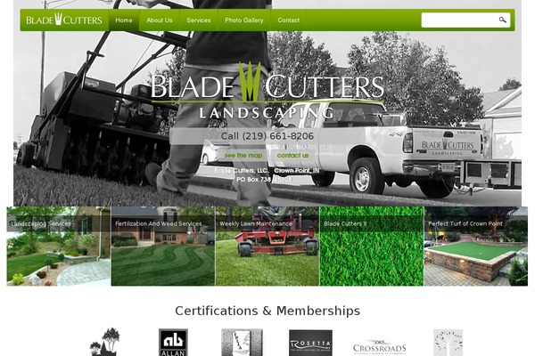 Blade theme site design template sample