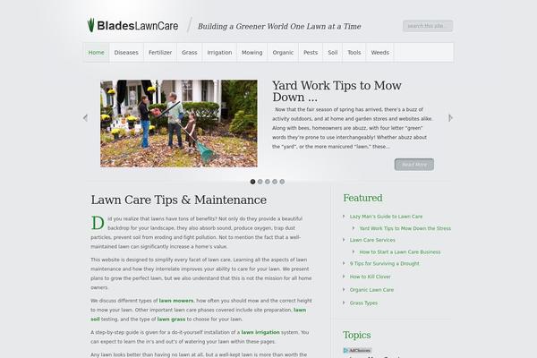 Minimal theme site design template sample