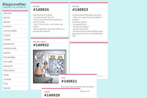 Carton theme site design template sample