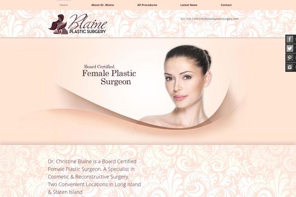Medical Doctor theme site design template sample