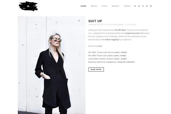 Bridge theme site design template sample