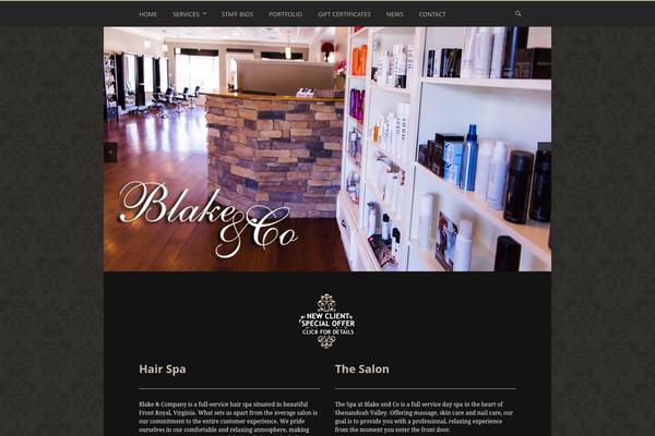 Neve theme site design template sample