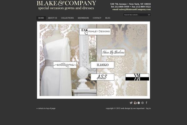 Landscape theme site design template sample