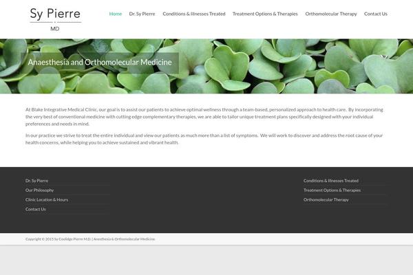 Spacious theme site design template sample