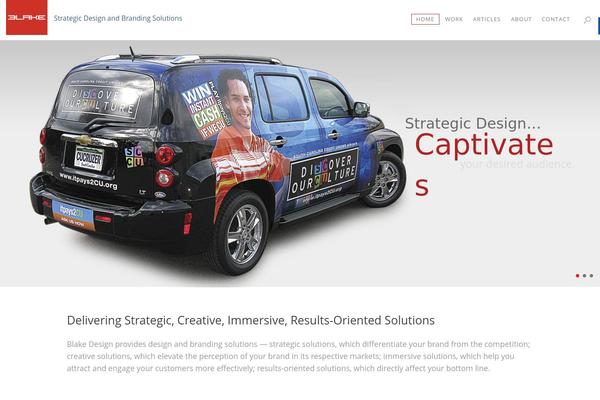 Aware theme site design template sample