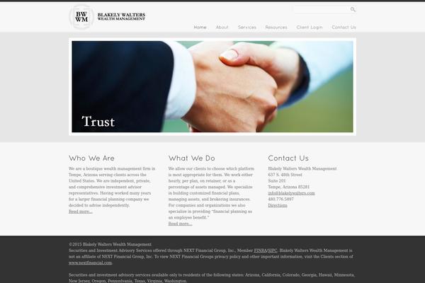 Elegance theme site design template sample