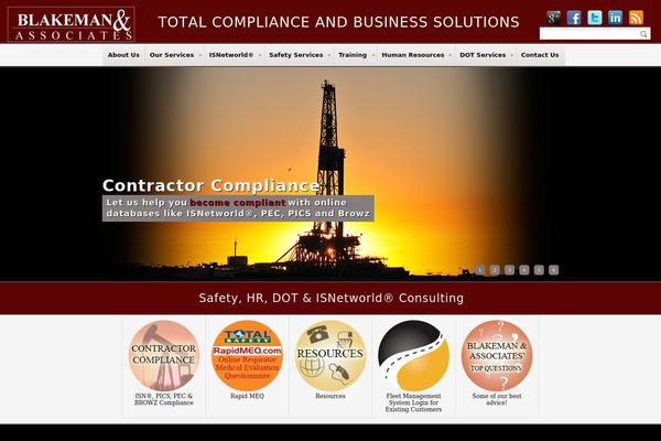 blakemanandassociates.com site used Strange-modern-portfolio-wordpress-theme