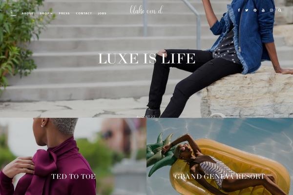 Mira theme site design template sample