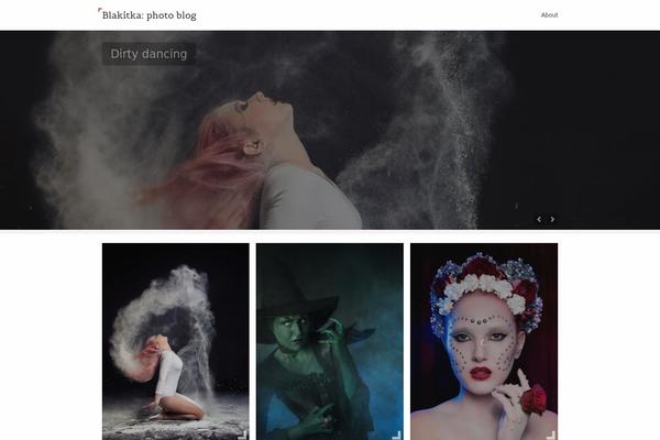 Snapshot theme site design template sample