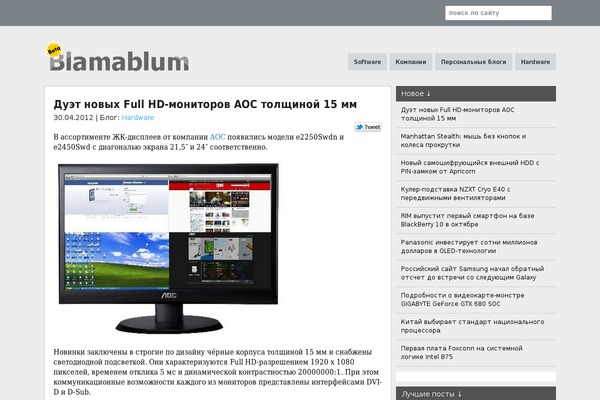 blamablum.ru site used Violinesth