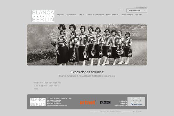 blancaberlingaleria.com site used Chameleon Child