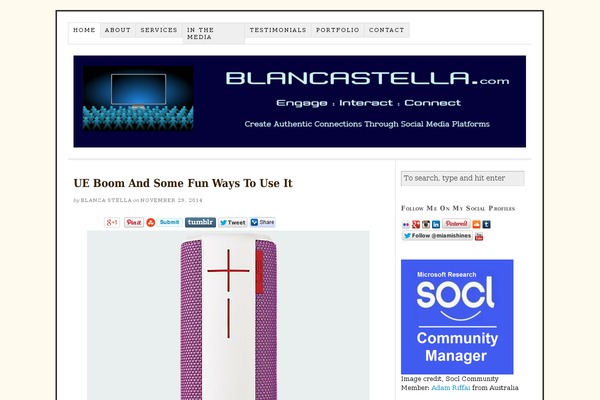 Site using Block-options plugin