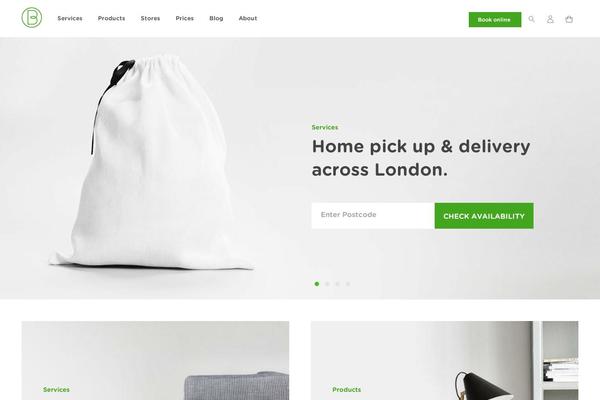 OnePirate theme site design template sample