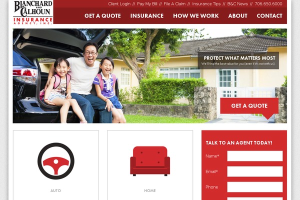 blanchard theme websites examples