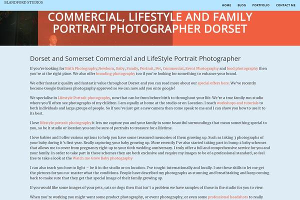 ProPhoto 7 theme site design template sample