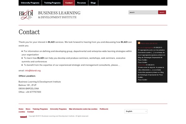 Academica theme site design template sample
