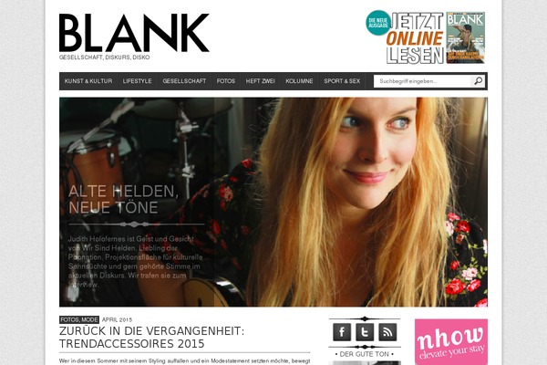 Blank theme site design template sample